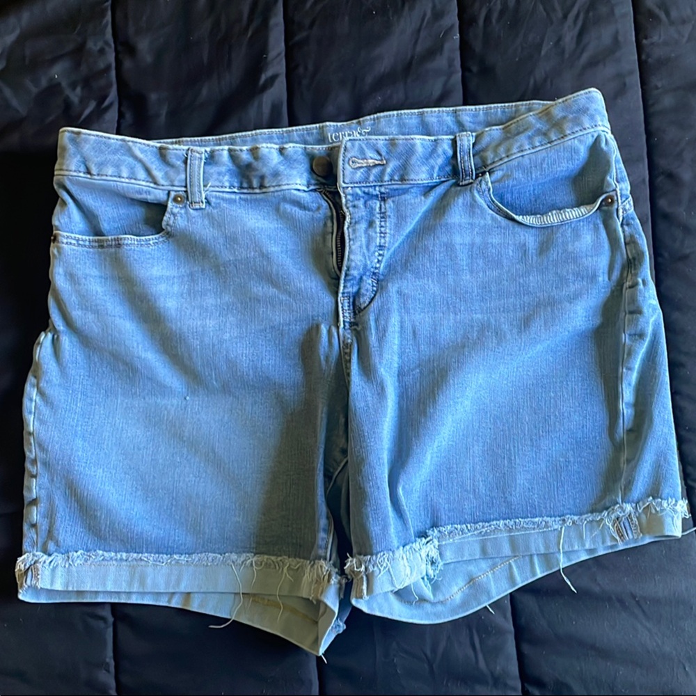 Women's Blue Denim Shorts